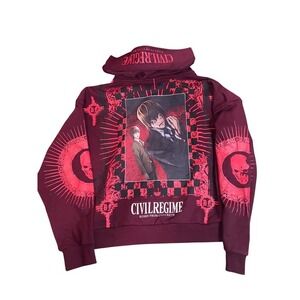 Civil Regime Deathnote Light Yagami Eternal Blood  Zip Up size L‎